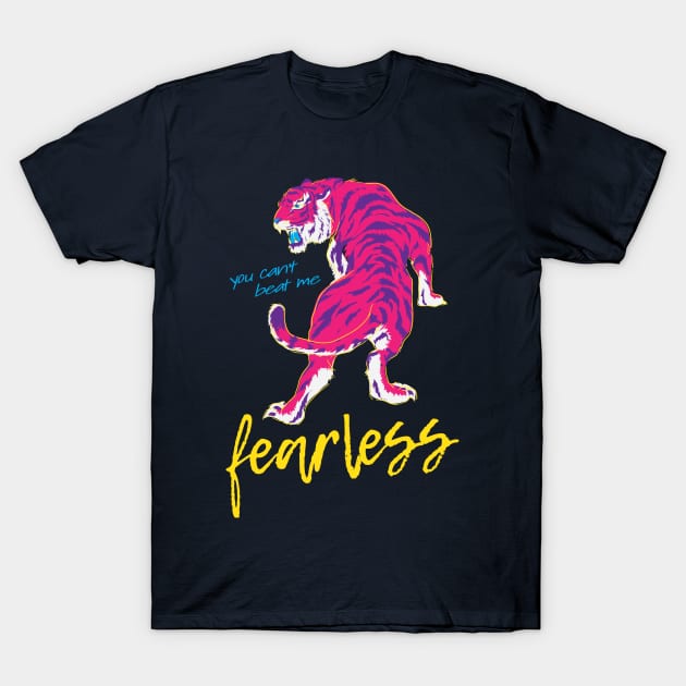 Neon Fearless T-Shirt by machmigo